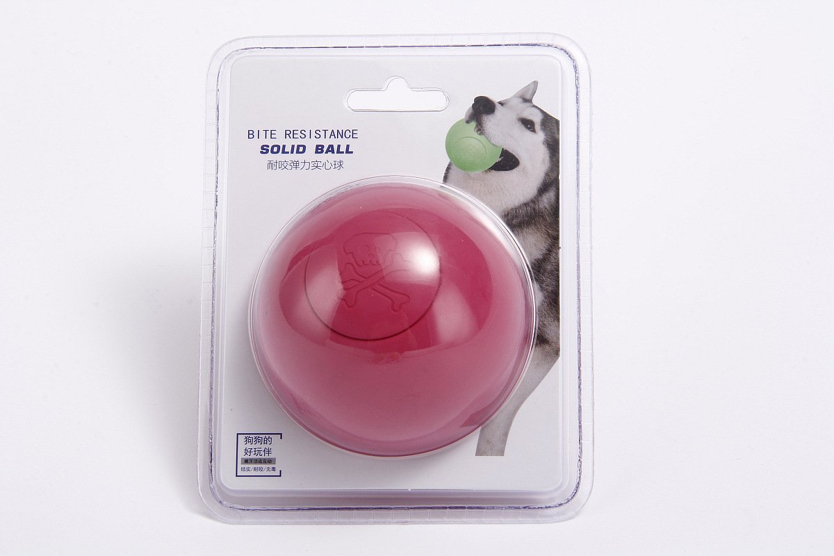 Rubber Pet Solid Bouncy Ball Dog Toy - Image 5