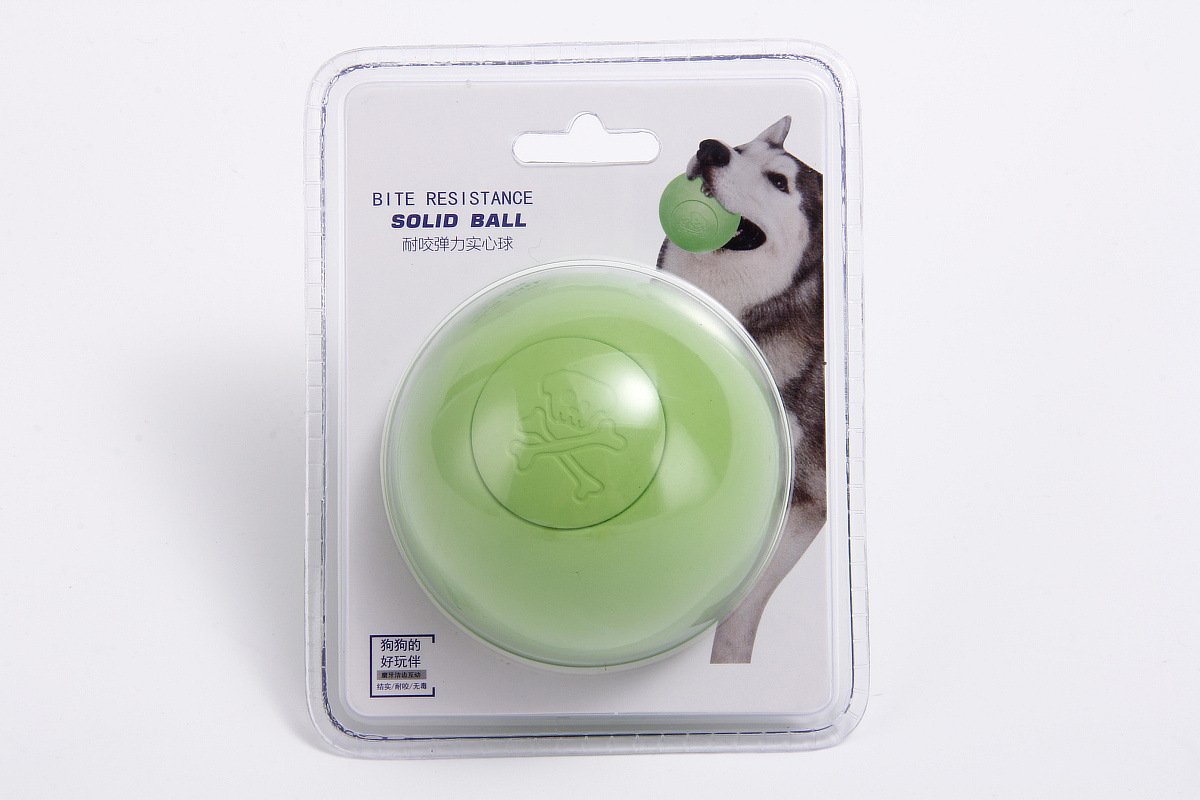 Rubber Pet Solid Bouncy Ball Dog Toy - Image 7