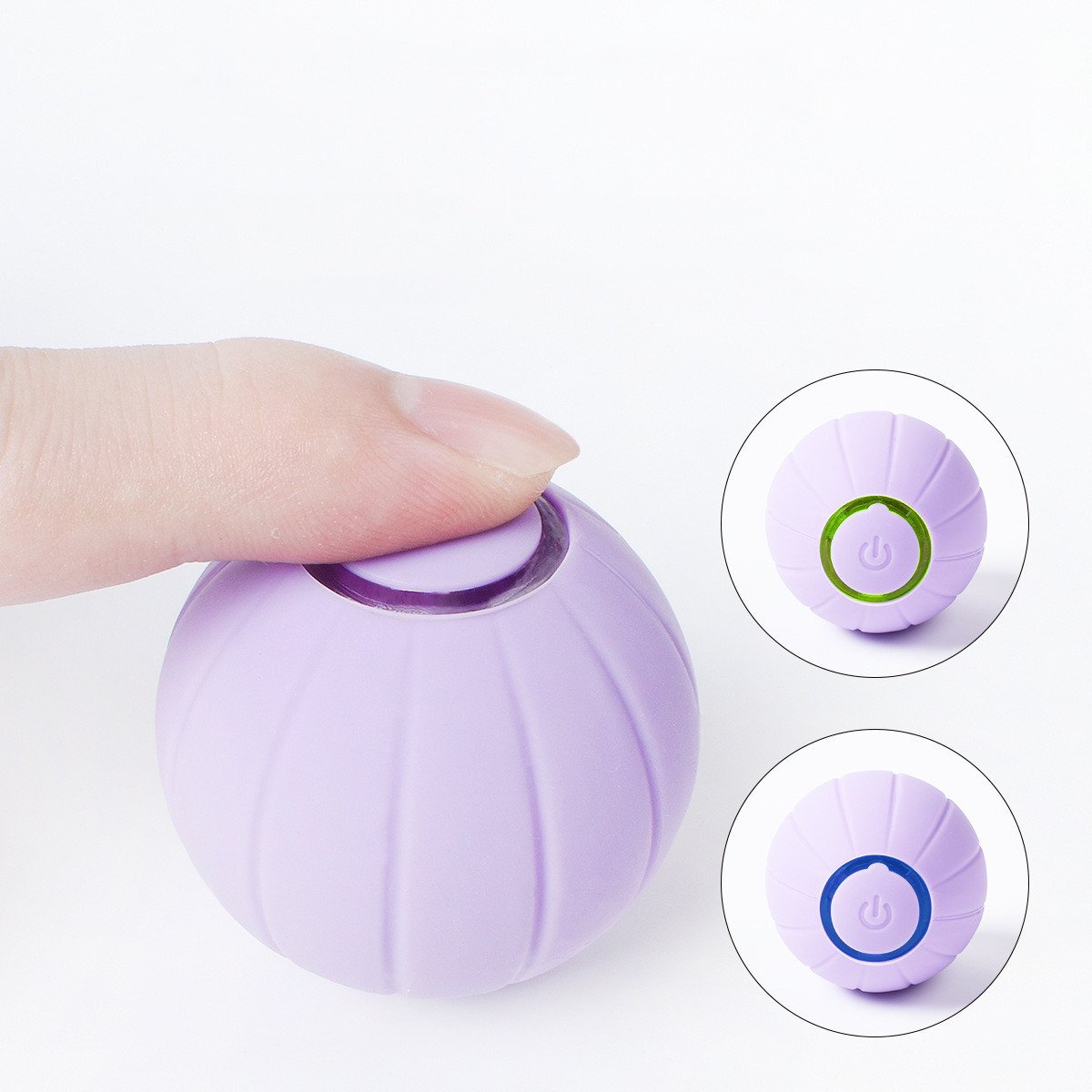 Smart Bouncing Rolling Silicone Ball Toy Funny Cat Bite - Image 5