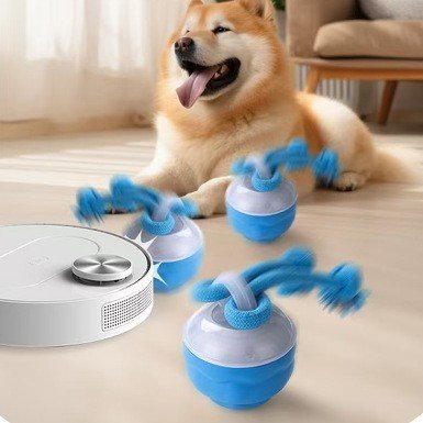 Pet Ball For Dogs Interactive Toys Motion Activate Rolling Ball For Puppy Small Dogs Automatic Moving Toy USB Rechargeable Toy Pet Products - Image 3