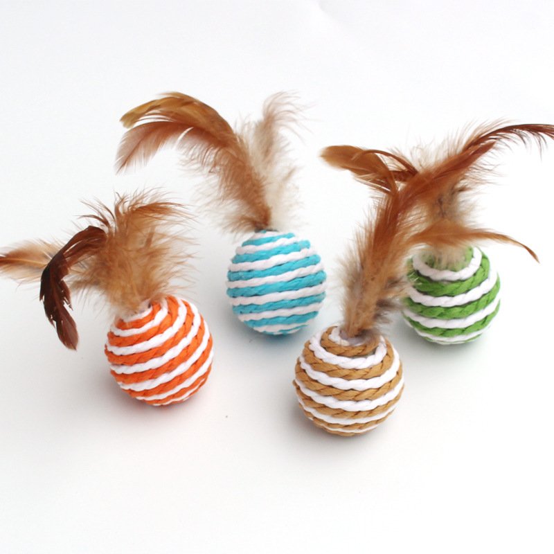 Cat scratching toy sisal tease cat ball - Image 7