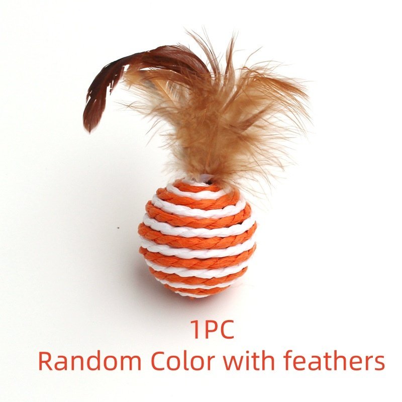 Cat scratching toy sisal tease cat ball - Image 6