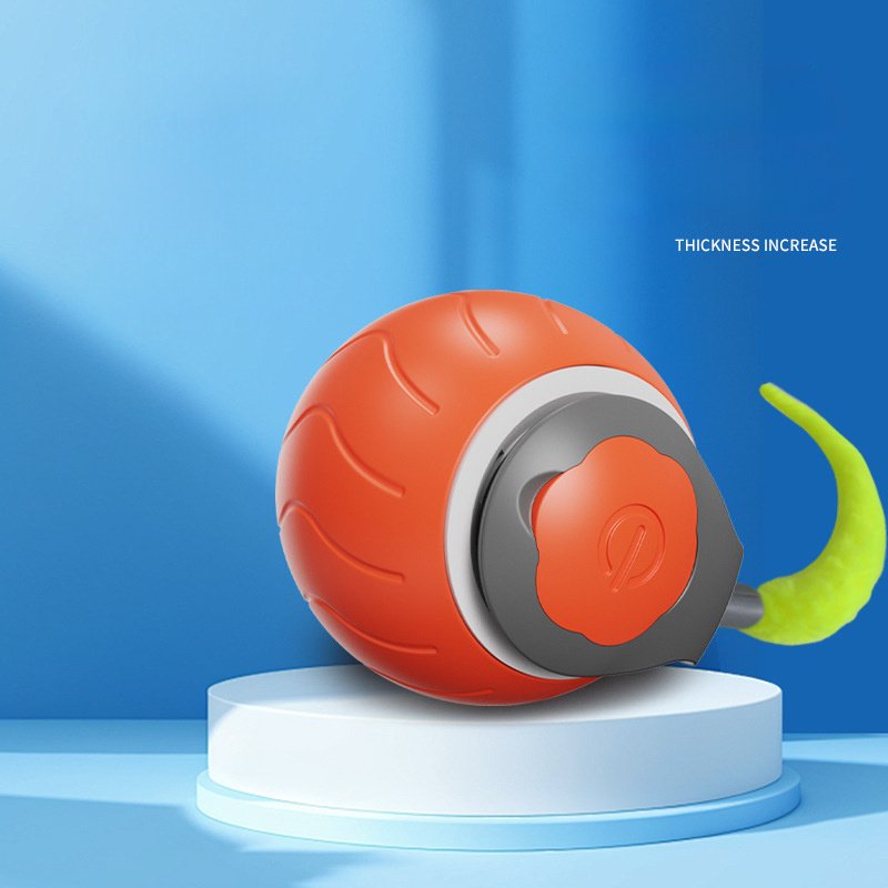 Speedy Tail Cat Toy,Interactive Cat Toy For Indoor Cats,Cat Ball Toy,Interactive Cat Toy Ball,Two Speed Adjustment,USB Rechargeable - Image 4