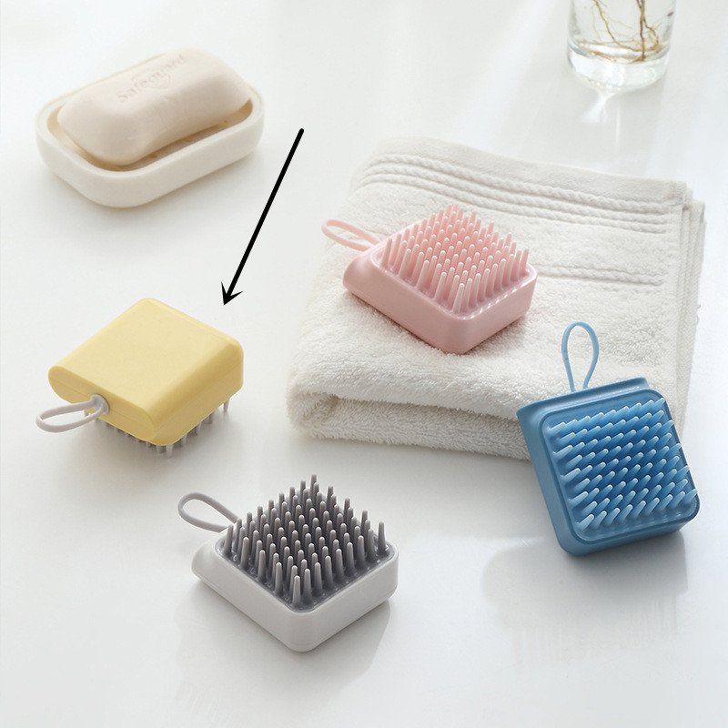 Pet Dog Cat Bath Brush Comb Multifunctional Brush Hair Fur Grooming Massaging Washing Comb Wet And Dry Remove Hair Knots - 3