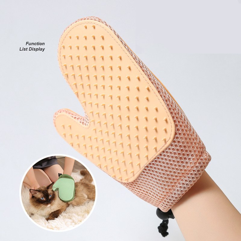 Comb 2-in-1 Floating Hair Removal Pet Gloves Pet Supplies Dog Cat Hair Remove - 4
