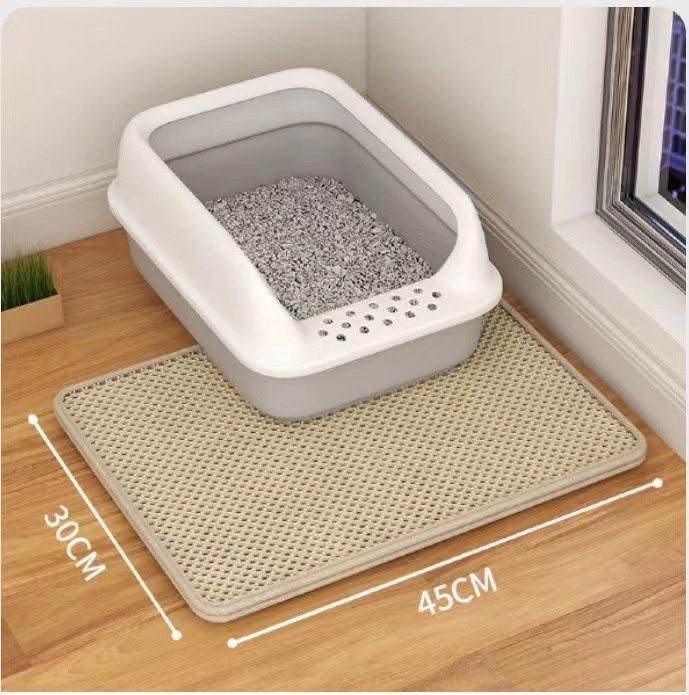 Cat Litter Mat Double Layer Filter Anti-bring Out - 9