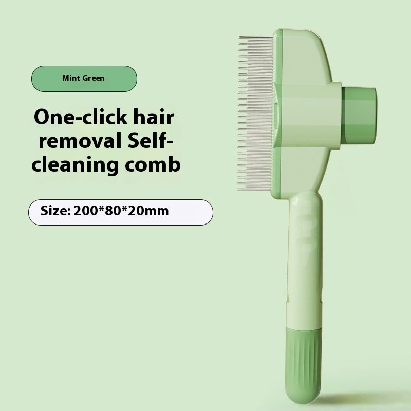 Professional Pet Comb For Dogs And Cats With Release Button Flea Cat Combs For Cats And Dogs – Easy To Use And Durable Grooming Tool Pet Products - 5