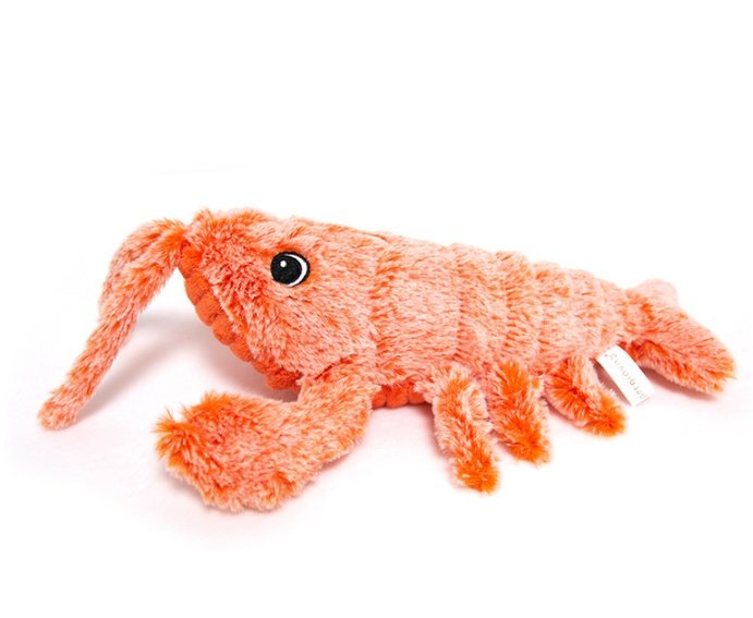 Pet Toys Electric Jumping Shrimp USB Charging Simulation Lobster Funny Cat Plush Pets Toy - 6