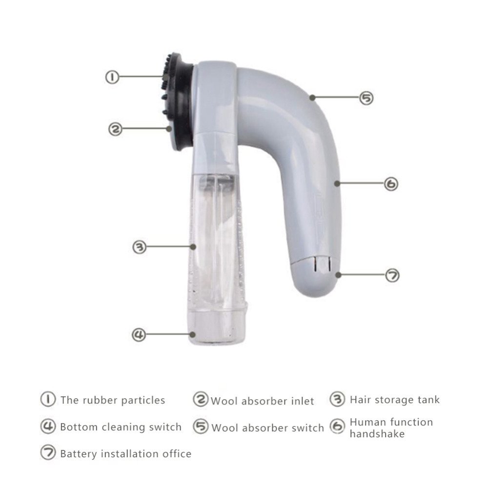 Electric Pet Hair Remover Device Cleaning Cat Dog Supplies Portable Pet Vacuum Cleaner Pet Hair Stick Hair Brush Pet Cleaning - 3