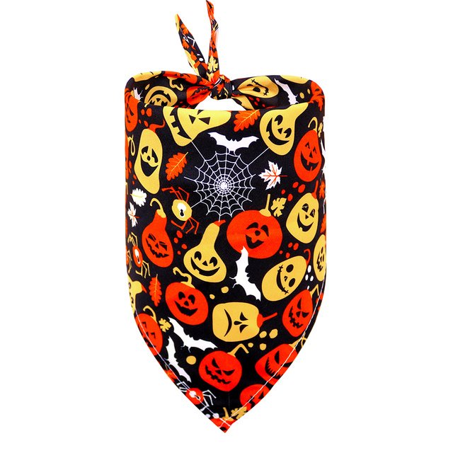 Dog Bandanas HalloweenAccessories Pet - 8
