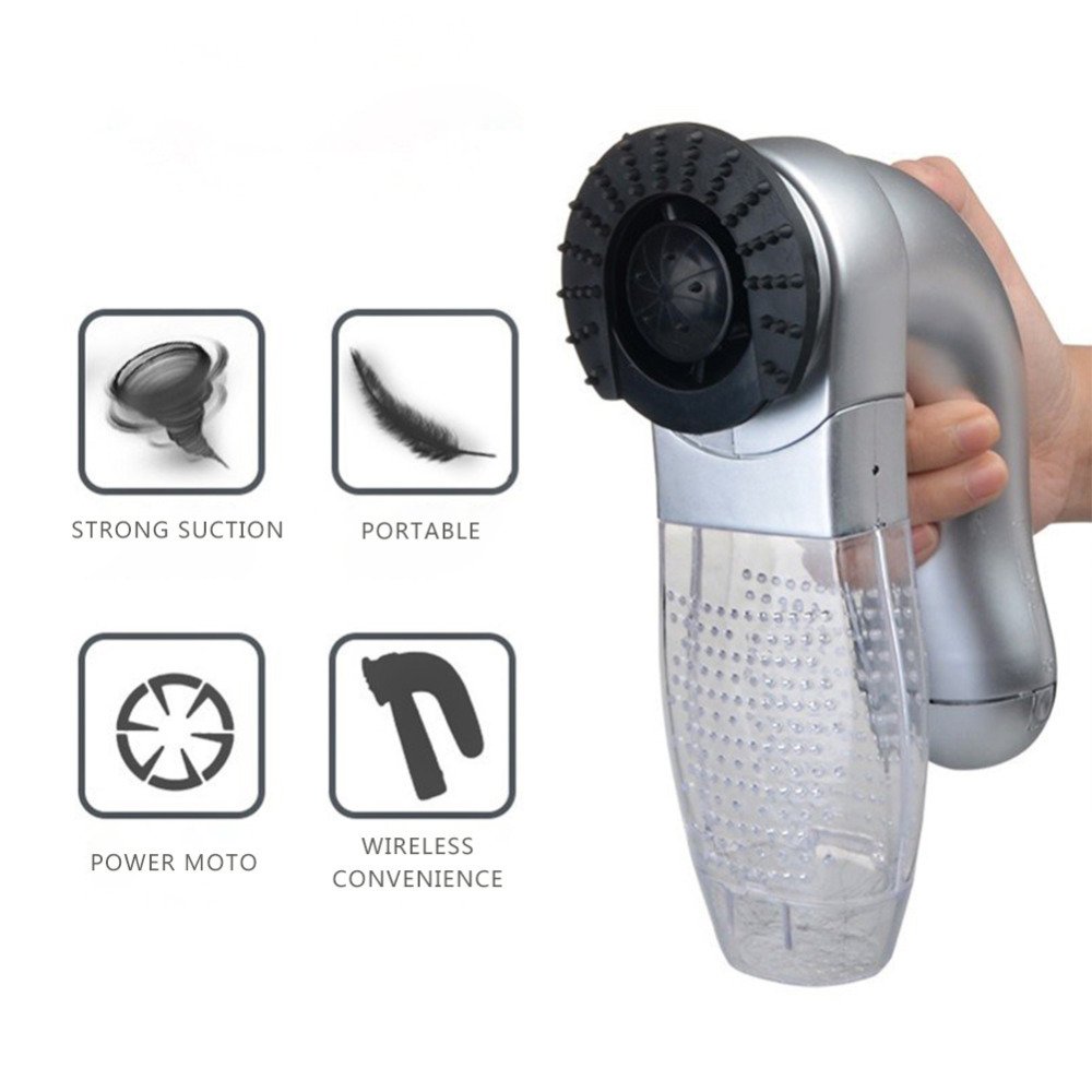 Electric Pet Hair Remover Device Cleaning Cat Dog Supplies Portable Pet Vacuum Cleaner Pet Hair Stick Hair Brush Pet Cleaning - 2