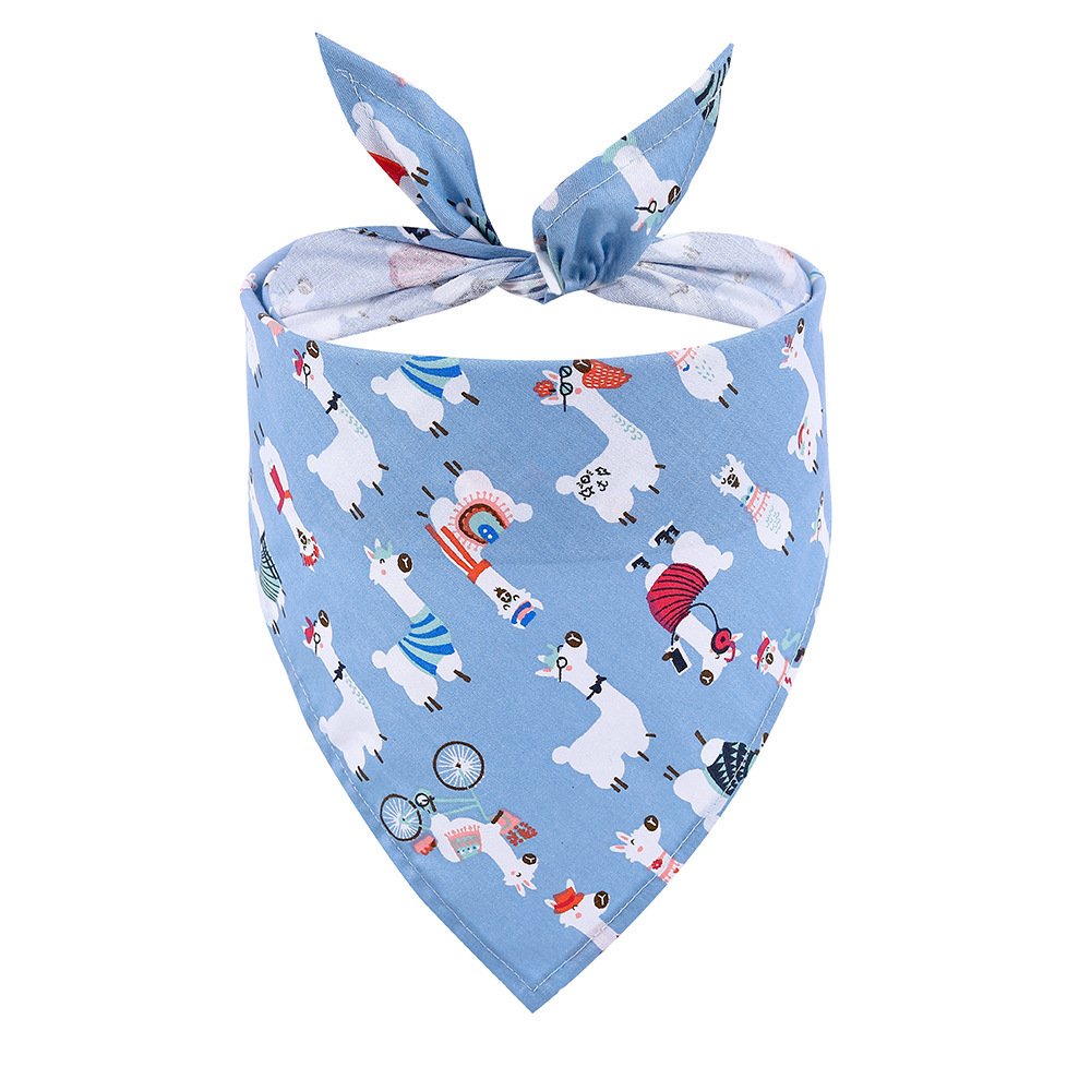 New Pet Triangle Summer Fruit Dog Saliva Towel - 2