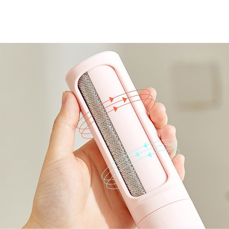 2-1 Reusable Pet Hair Remover Brush Lint Roller Portable Effective Self Cleaning Tool for Cat Dog Fur Hair Dust Removal Brush - 3