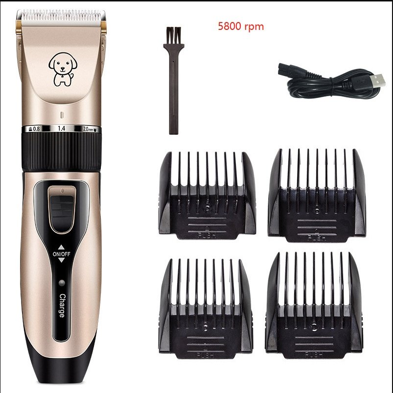 Professional Low Noise Pet Hair Clipper Easy Grooming For Dogs & Cats - 5