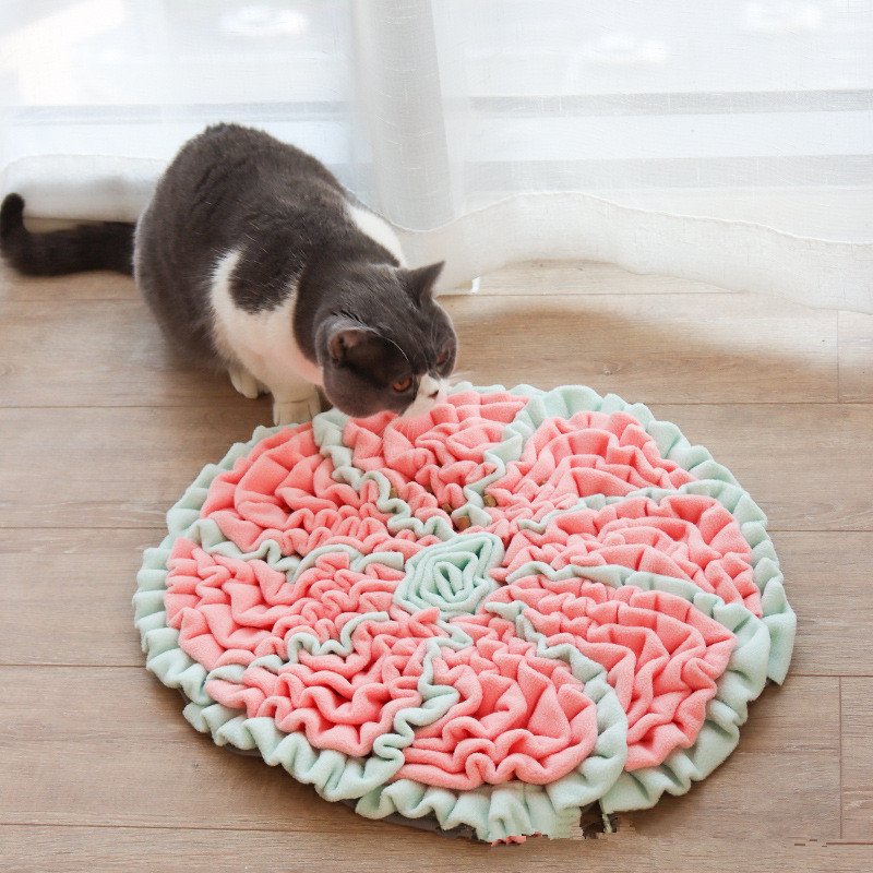 Pet Sniffing Mat Dogs Consume Energy Training Decompression Puzzle Slow Food Toy Blanket - 2
