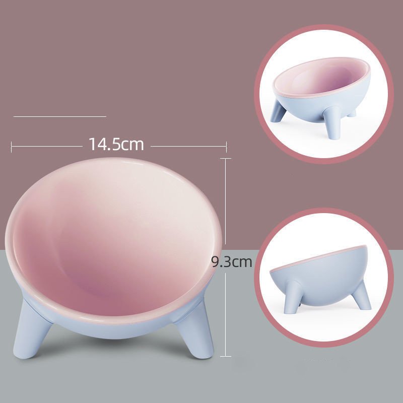 Cat Dog Bowl With Stand Pet Feeding Food Bowls Dogs Bunny Rabbit Nordic Color Feeder Product Supplies Pet Accessories - 4