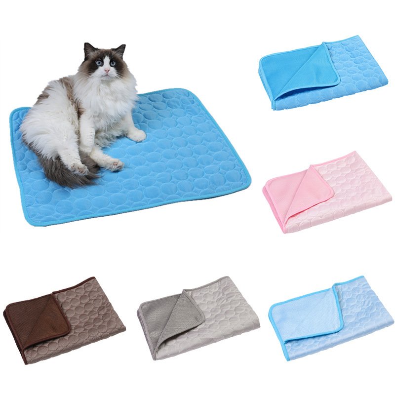 Summer Cooling Pet Sleeping Ice Silk Mat - 5