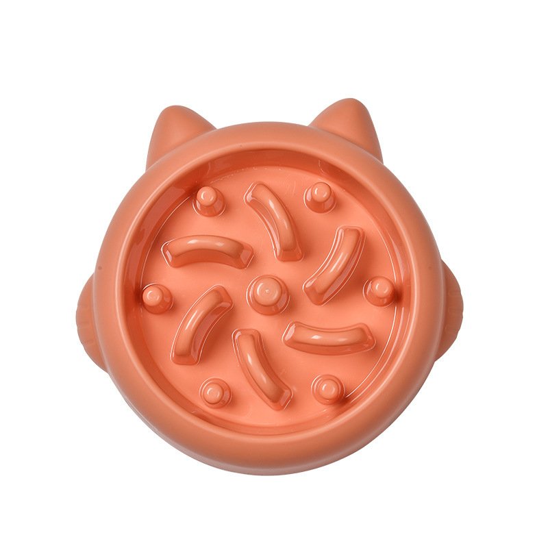 Pet Dog Cat Slow Feeder Bowls Anti Choking Slow Feeder Dish Bowl Home Dog Eating Plate Anti Gulping Bowl Supplies - 4