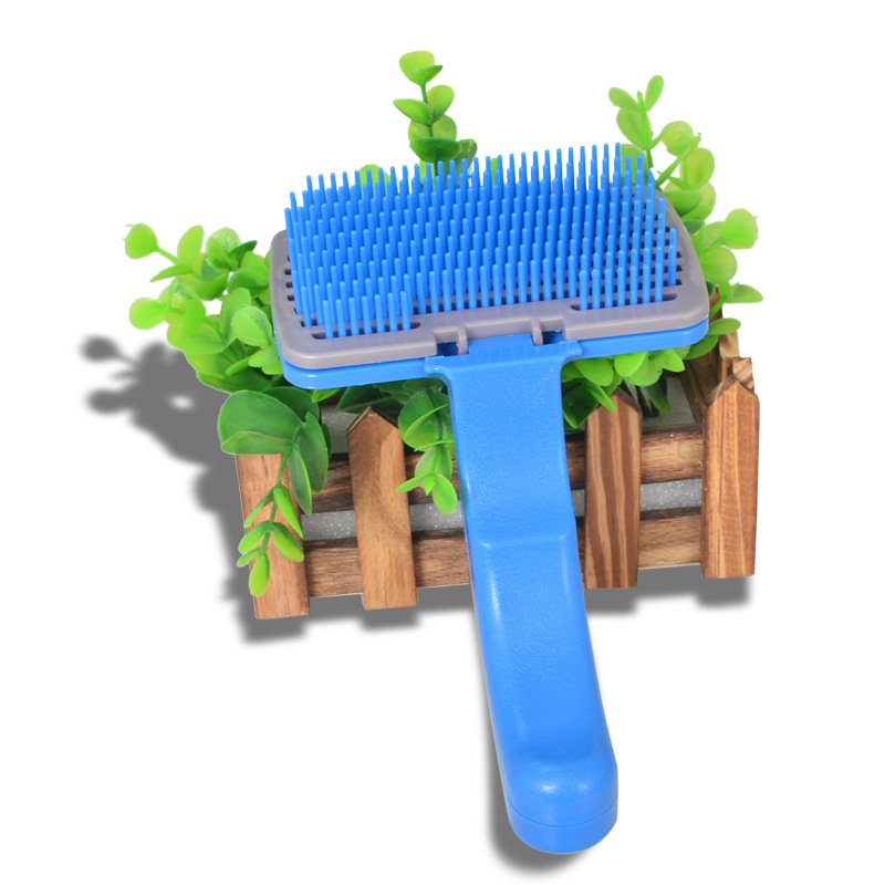Pet Brush Comb Puppy Dog Cats Self Cleaning Combs Hair Trimmer Grooming Tools for Dog Animals Pet Cleaning Supplies - 3