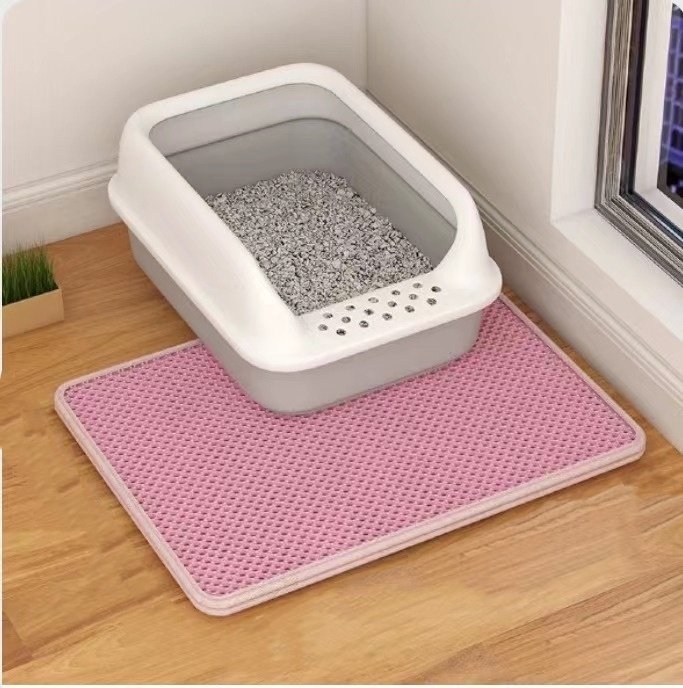 Cat Litter Mat Double Layer Filter Anti-bring Out - 7