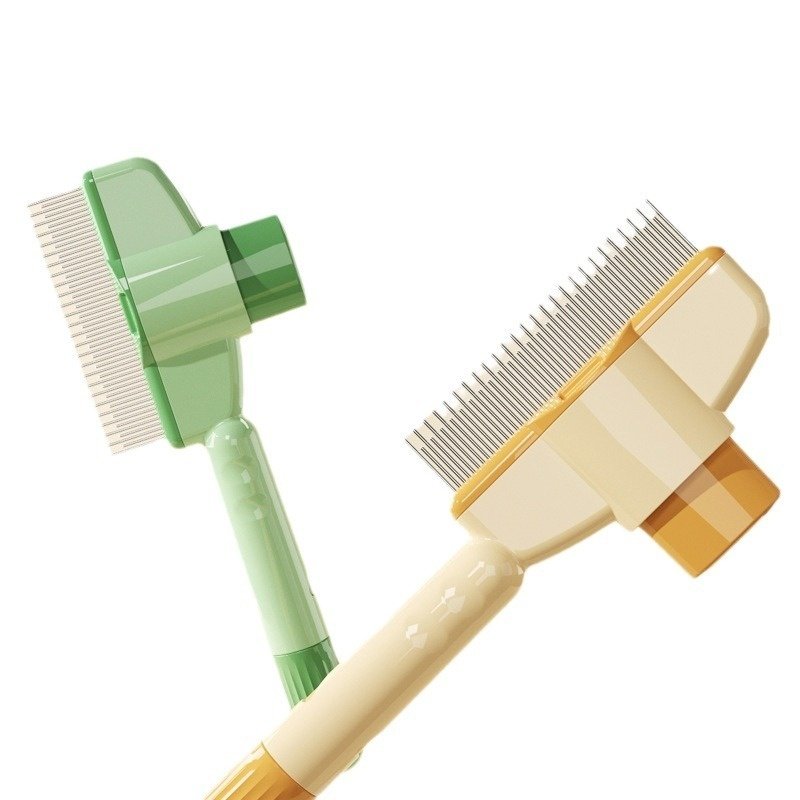 Professional Pet Comb For Dogs And Cats With Release Button Flea Cat Combs For Cats And Dogs – Easy To Use And Durable Grooming Tool Pet Products - 4