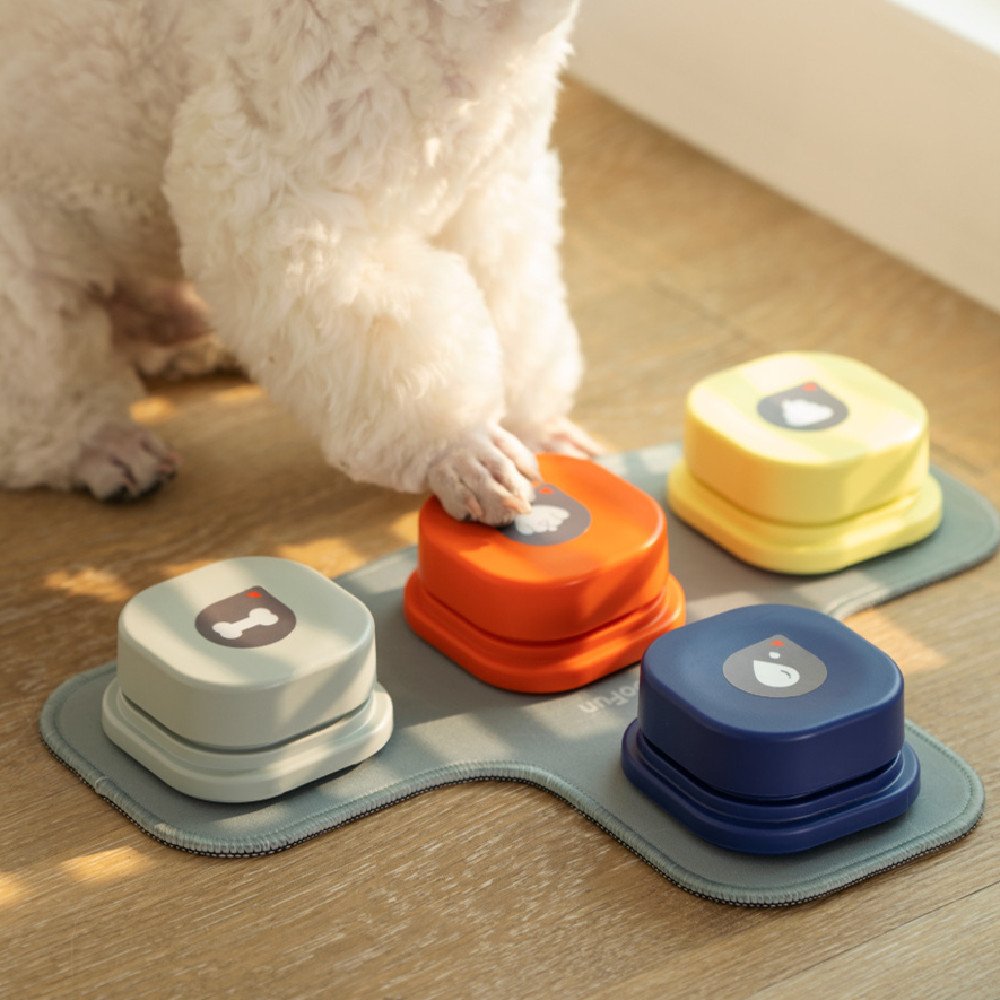 4 Colors Pet Communication Button One-click Prevent Physical Inactivity Recordable Dog Talking Button Toy Cat Toy Pet Products - 8