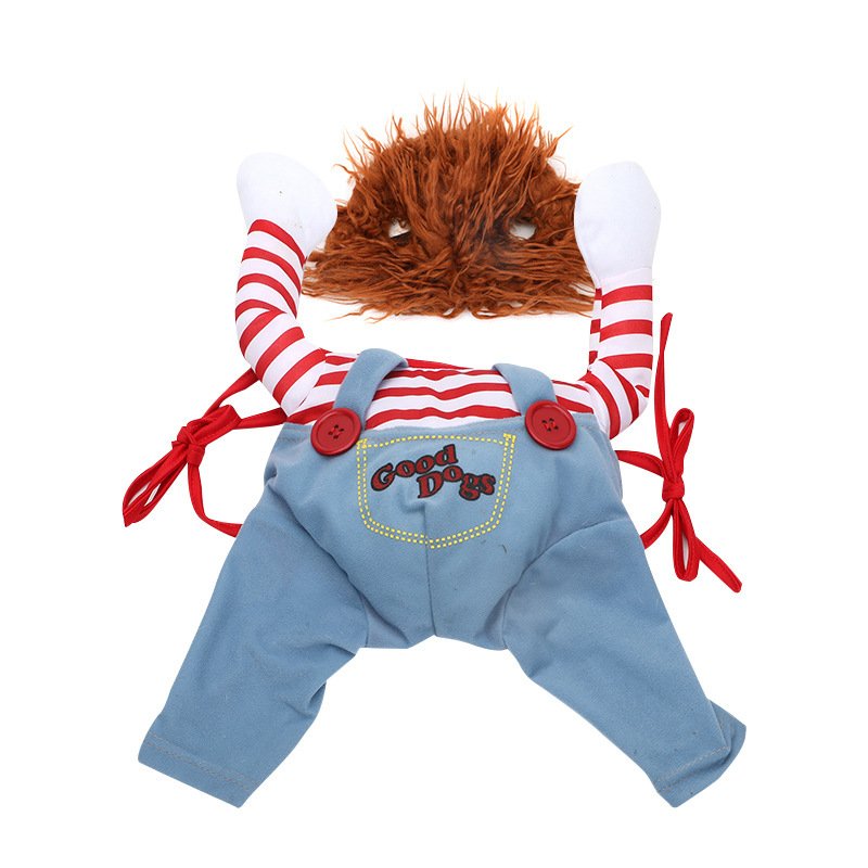 Halloween Pet Costume Pet Dog Funny Clothes Adjustable Dog Cosplay Costume Scary Costume Party Gatherings - 3