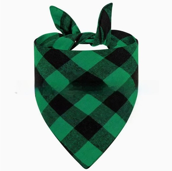 Wan Christmas Pet Triangle Plaid - 3