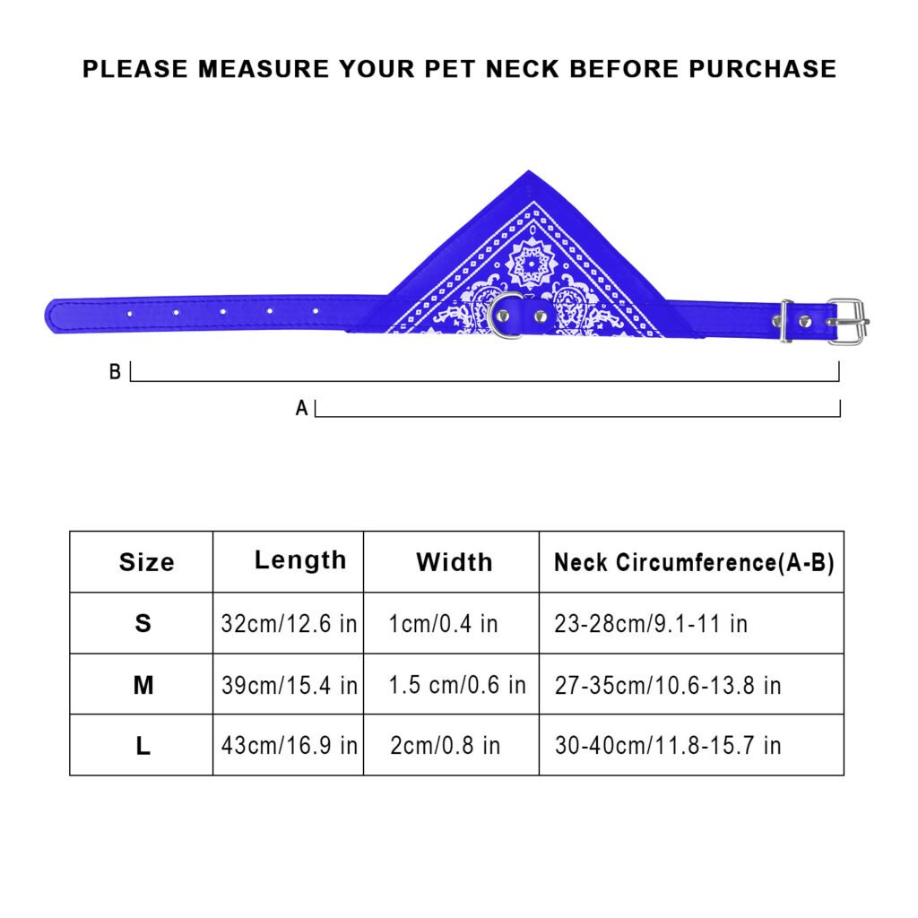1Pc Adjustable Bandana Leather Pet Collar Triangle Scarf - 2