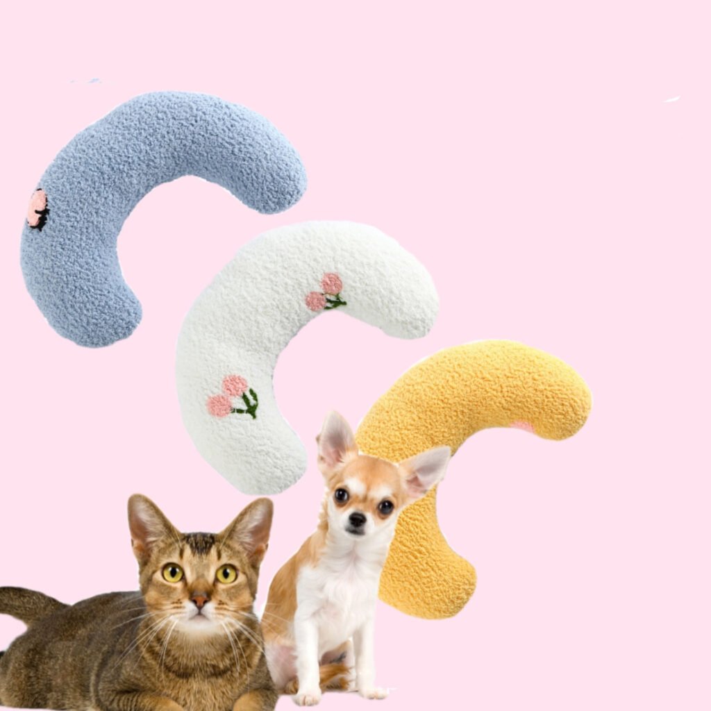 Little Pillow For Cats Fashion Neck Protector Deep Sleep Puppy U-Shaped Pillow Pets Pillow Kitten Headrest Dog Sleeping Pillow Pet Products - 7