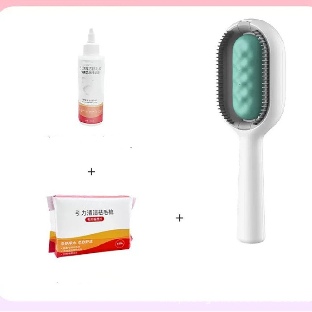Pet Grooming Brush Dematting Dog Comb Cat Brush To Remove Floating Hair Sticky Hair With Tank Pet Cleaning Supplies - 3
