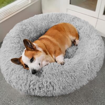 Pet Dog Bed Soft Warm Fleece Puppy Cat Bed Dog Cozy Nest Sofa Bed Cushion