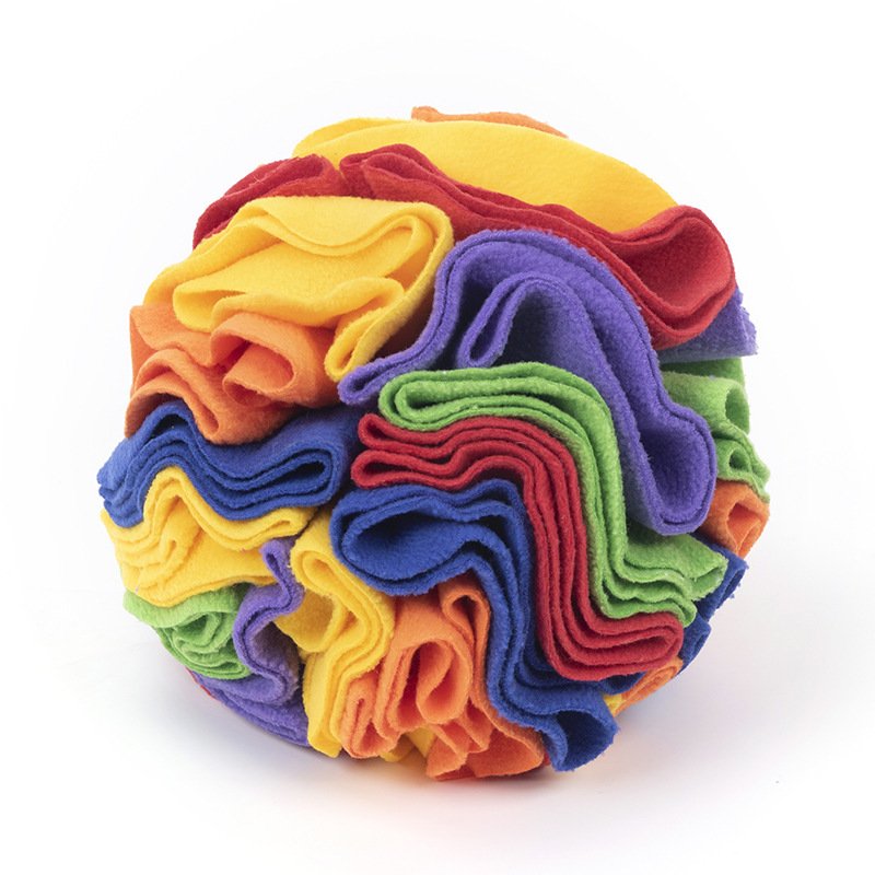 Dog Sniffing Training Blanket Snuffle Ball Mat Detachable Pads Puzzle Toy Pet Supplies For Dogs Cats - 2