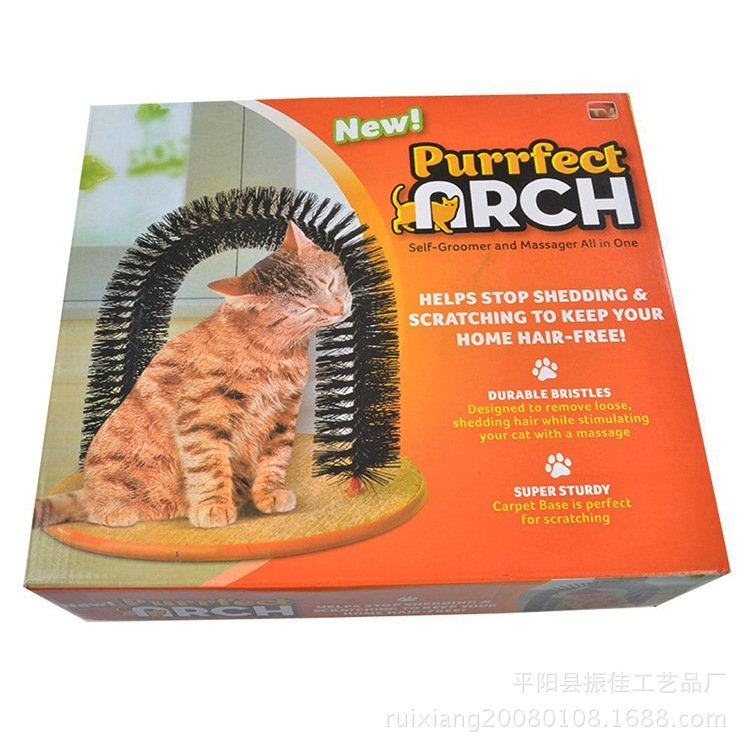 Cat Toy Scratching Massage Brush Comber Hair Cleaning - 3