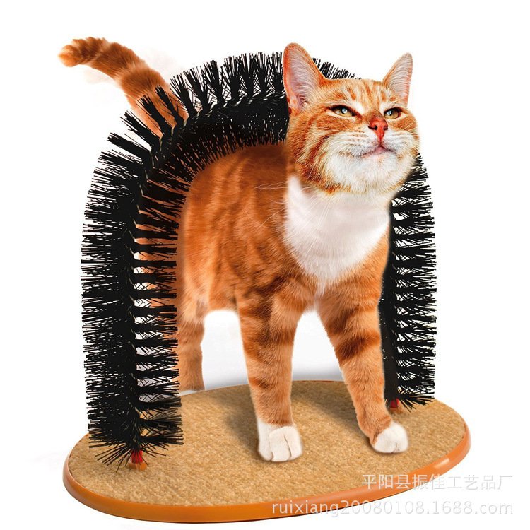 Cat Toy Scratching Massage Brush Comber Hair Cleaning - 2