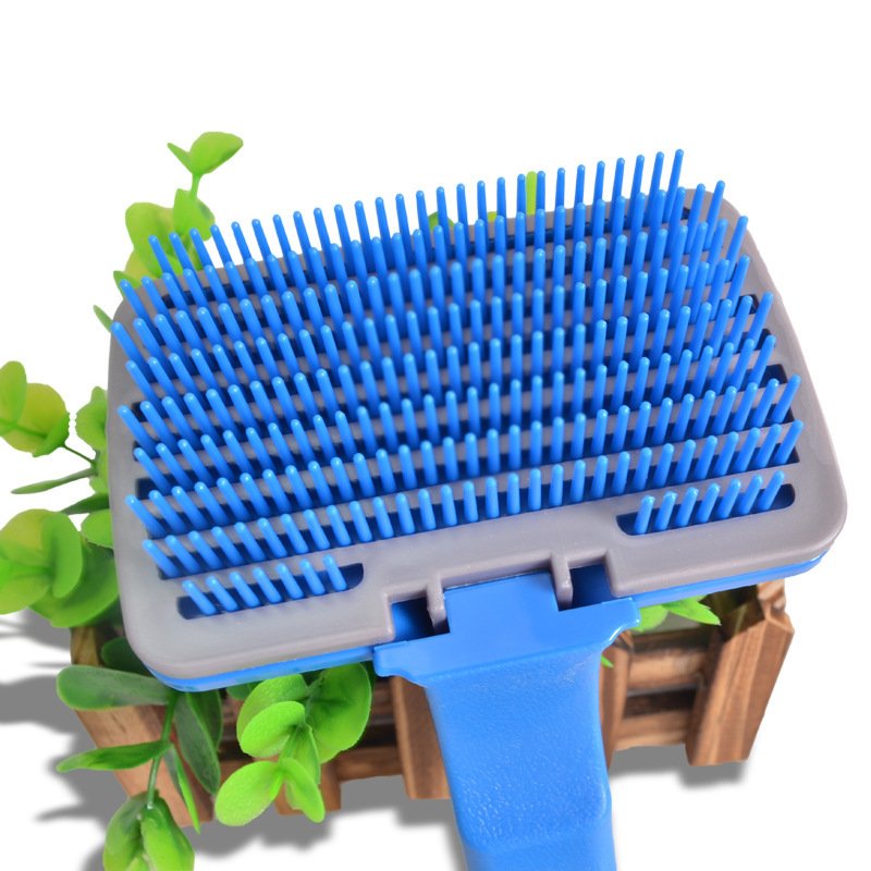 Pet Brush Comb Puppy Dog Cats Self Cleaning Combs Hair Trimmer Grooming Tools for Dog Animals Pet Cleaning Supplies - 2