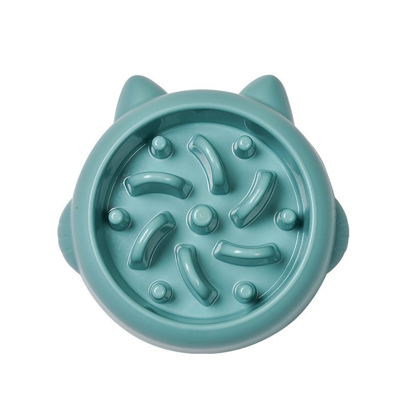 Pet Dog Cat Slow Feeder Bowls Anti Choking Slow Feeder Dish Bowl Home Dog Eating Plate Anti Gulping Bowl Supplies - 2