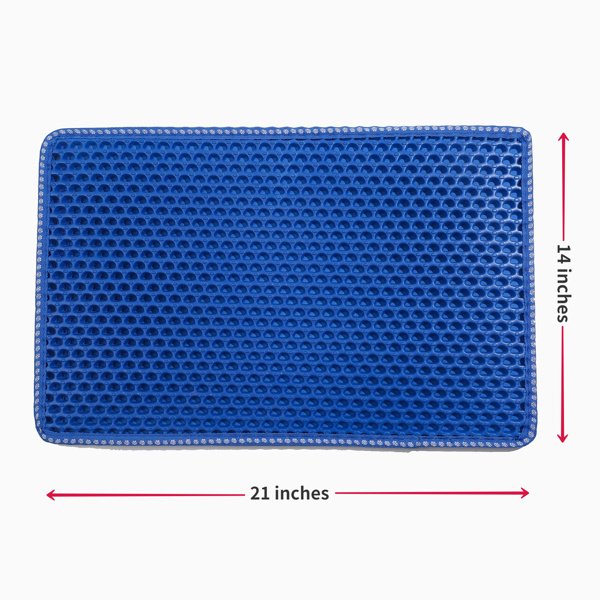 Double-layer Rice Cat Litter Mat - 3