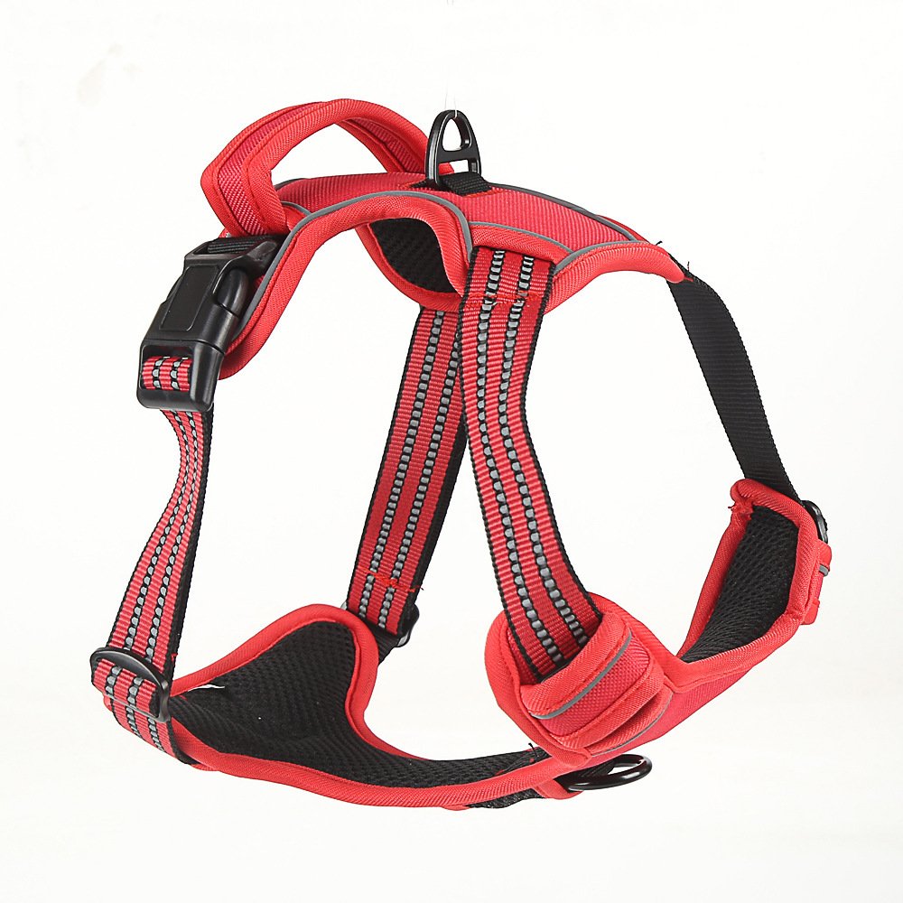 Dog Harness No Pull Breathable Reflective Pet Harness Vest - 5