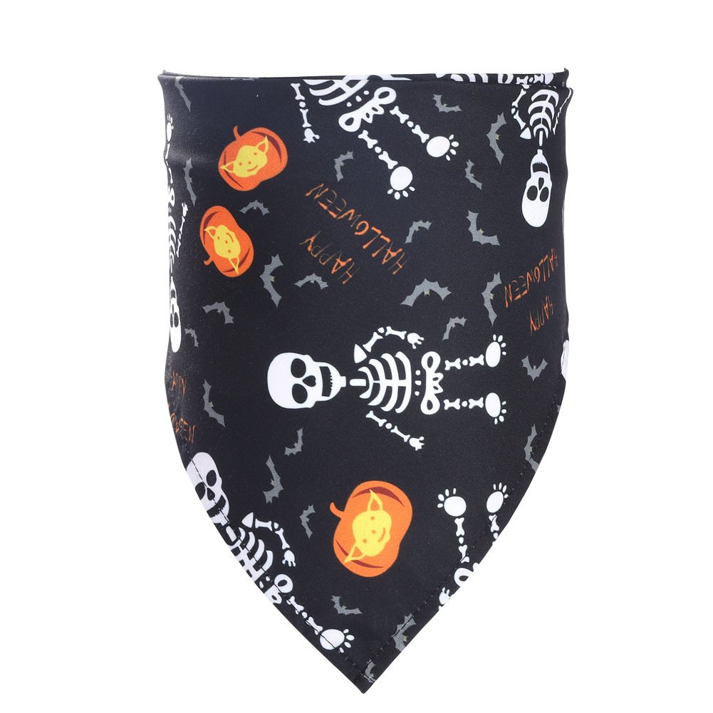 Halloween Pet Cat Dog Decorative Saliva Towel - 5