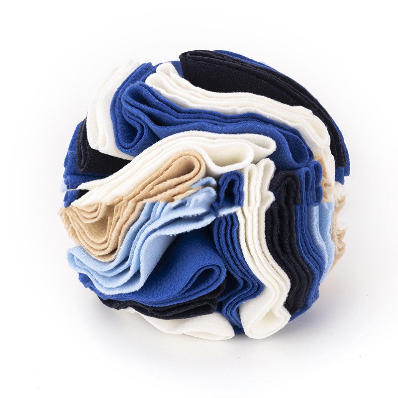 Dog Sniffing Training Blanket Snuffle Ball Mat Detachable Pads Puzzle Toy Pet Supplies For Dogs Cats - 7