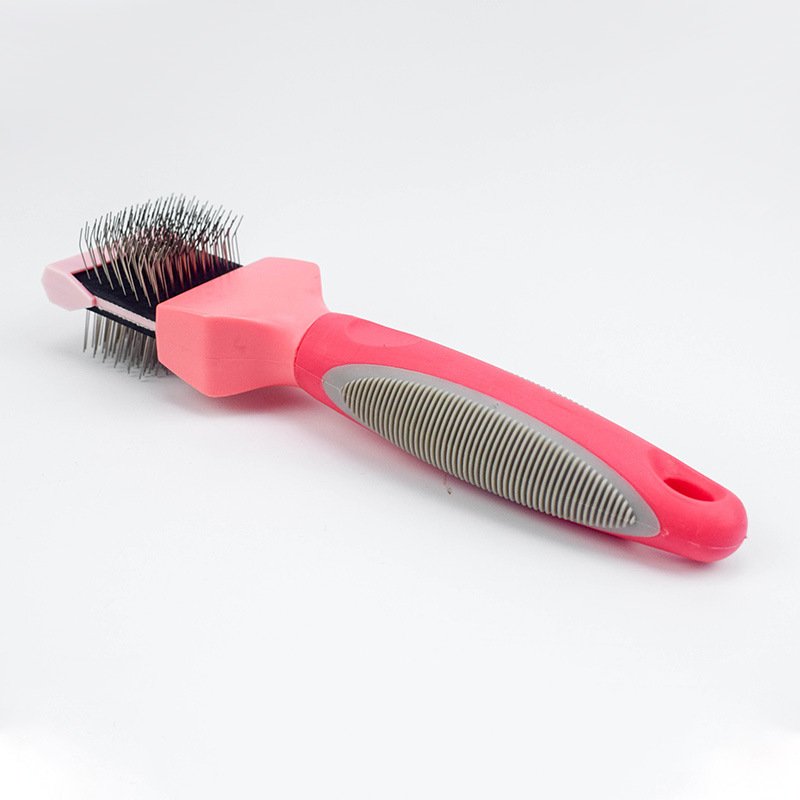 Pet Self Cleaning Hair Brush Cleaning Pets Supplies Cat Double Sided Soft Comb - 6