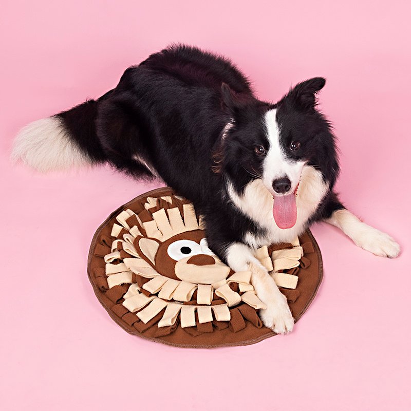 Dogs Snuffle Mat Pet Feeding Mats Puppy Sniffing Pad,Cat Doggies Interactive Puzzle Toys for Multiple Breeds Encourages Natural Foraging Skills,Training and Stress Release - 3
