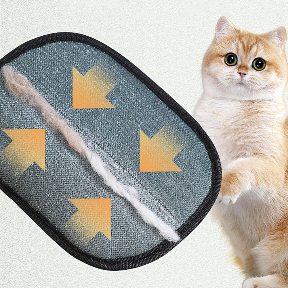 Pet Hair Remover Mitt Pet Hair Remover Gloves Deshedding Brush Glove For Dog Cat Rabbit With Long Short Curly Hair - 4