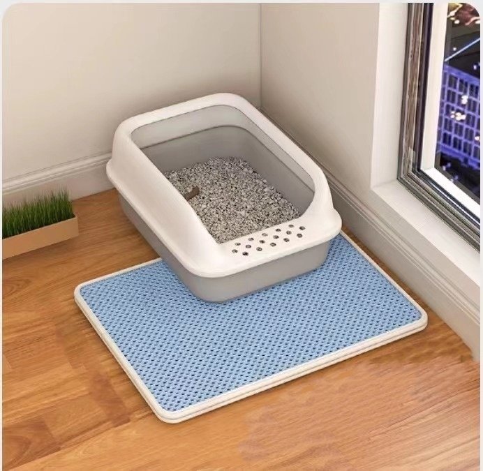 Cat Litter Mat Double Layer Filter Anti-bring Out - 5