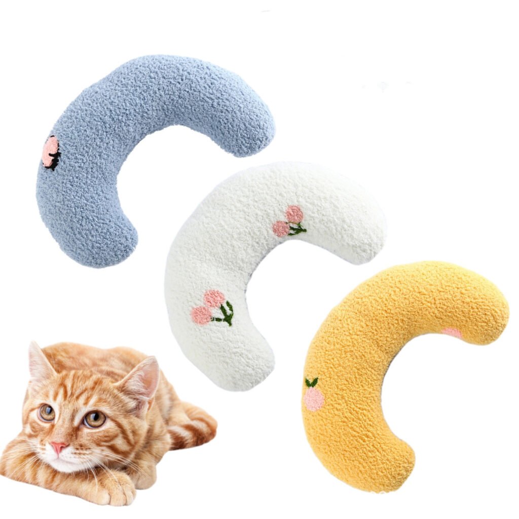 Little Pillow For Cats Fashion Neck Protector Deep Sleep Puppy U-Shaped Pillow Pets Pillow Kitten Headrest Dog Sleeping Pillow Pet Products - 8