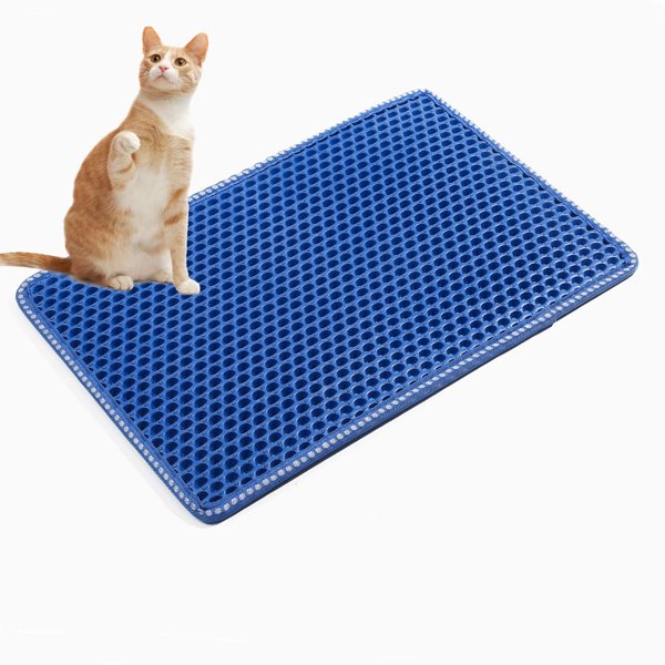 Double-layer Rice Cat Litter Mat - 5