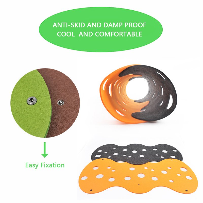 Cat Tunnel Cat Toy Felt Pom Splicing Deformable Kitten Nest Collapsible Tube House Tunnel Interactive Pet Toy Cat Accessories - 7