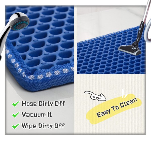 Double-layer Rice Cat Litter Mat - 2