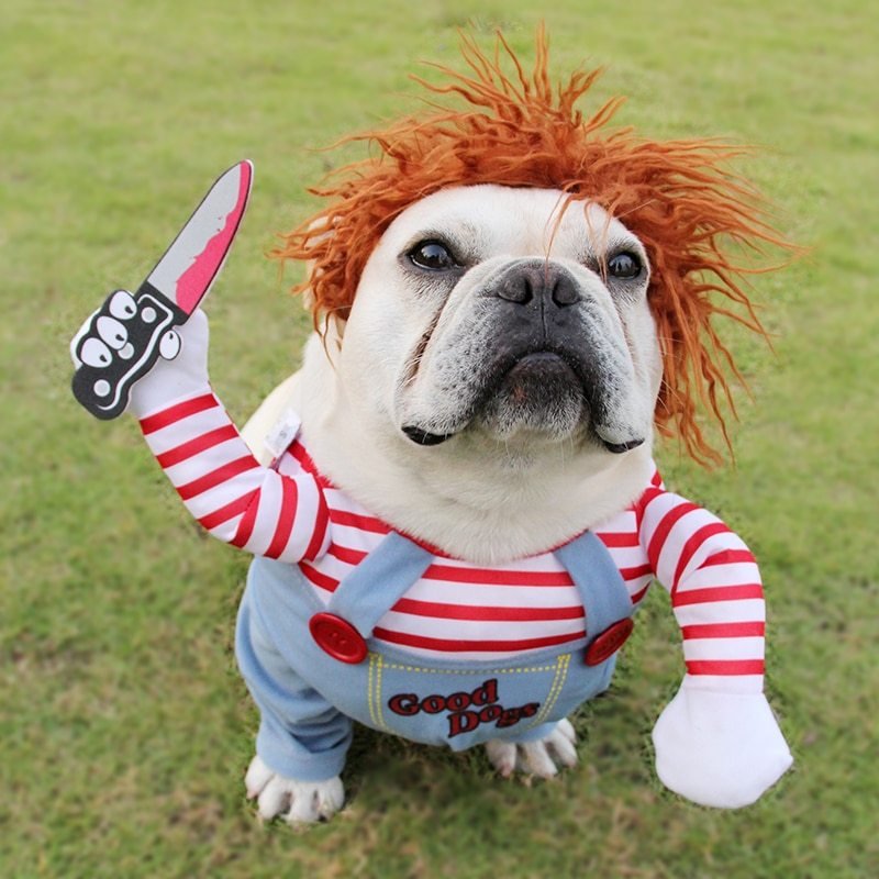 Halloween Pet Costume Pet Dog Funny Clothes Adjustable Dog Cosplay Costume Scary Costume Party Gatherings - 2